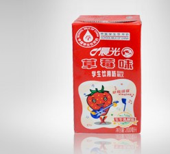 学生草莓奶
